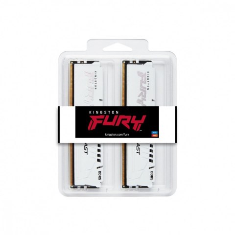 Pamięć DDR5 Fury Beast 64GB(2*32GB)/6000 CL30 EXPO biała Pamięć DDR5 Fury Beast 64GB(2*32GB)/6000 CL30 EXPO biała