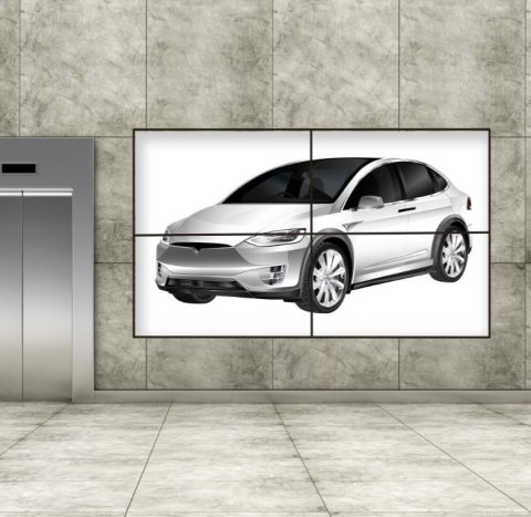 VWPOPS55-L Uchwyt videowall slim POP-OUT do monitorów 42-55 cali VESA 100x100 - 600x400 42 kg