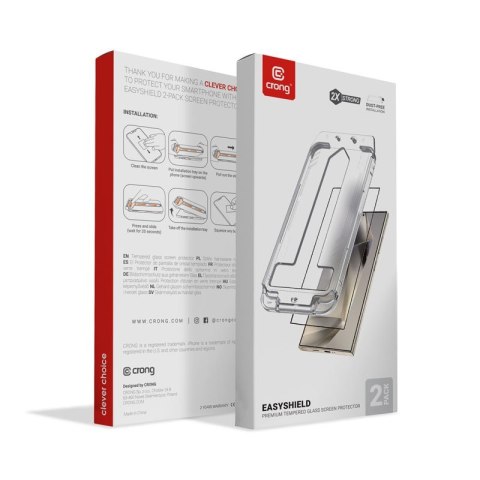 Szkło hartowane EasyShield 2-Pack - Samsung Galaxy S25/S24 (2 sztuki) Szkło hartowane EasyShield 2-Pack - Samsung Galaxy S25/S24 (2 sztuki)