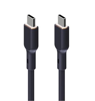 CB-SCC241 kabel USB-C - USB-C 1m 240W PD 5A 20V silikonowy czarny