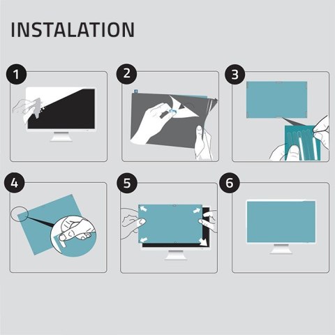 Filtr światla niebieskiego 23 cale | 16:9 | Ochrona wzroku | Anti Glare | Matowy | na monitor Filtr światla niebieskiego 23 cale | 16:9 | Ochrona wzroku | Anti Glare | Matowy | na monitor