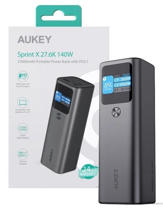 PB-Y45 Sprint X Power Bank 27600 mAh 140W 3xUSB PD 3.1 PPS 28V Smart Digital Display