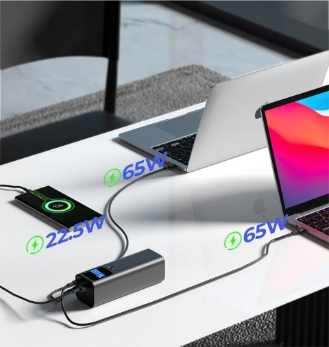 PB-Y45 Sprint X Power Bank 27600 mAh 140W 3xUSB PD 3.1 PPS 28V Smart Digital Display PB-Y45 Sprint X Power Bank 27600 mAh 140W 3xUSB PD 3.1 PPS 28V Smart Digital Display