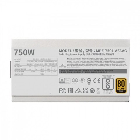 Zasilacz MWE Gold 750 V2 ATX 3.0 Ready Biały
