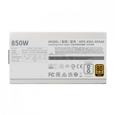 Zasilacz MWE Gold 850 V2 ATX 3.0 Ready Biały