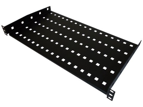 Półka stała 19 cali 1U głębokość 280mm Czarna Półka stała 19 cali 1U głębokość 280mm Czarna