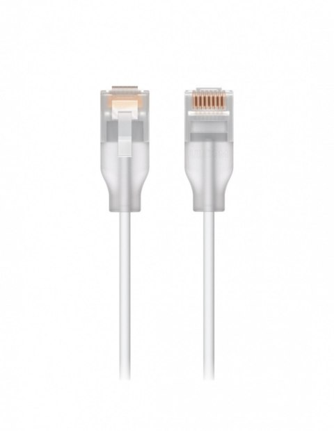 Kabel sieciowy UACC-Cable-Patch-EL-0.3M-W półprzezroczysty, biały 0,3m, Cat6 Kabel sieciowy UACC-Cable-Patch-EL-0.3M-W półprzezroczysty, biały 0,3m, Cat6