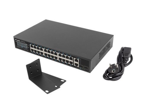 Przełącznik 24X 100MB POE+ /2x COMBO 250W RSFE-24P-2C-250 Przełącznik 24X 100MB POE+ /2x COMBO 250W RSFE-24P-2C-250