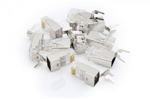 Wtyk RJ45 (8P8C) uniwersalny, kat. 6A, ekranowany, AWG 24-22, opakowanie 10 szt.