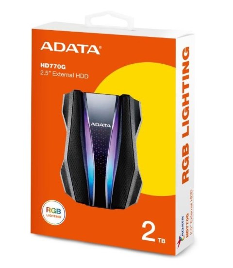 Dysk twardy zewnętrzny HD770G 2TB USB3.2 czarny Dysk twardy zewnętrzny HD770G 2TB USB3.2 czarny