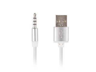 Kabel do Apple audio USB-A(M) jack(M) 4pin 3.5mm 1m biały 10-pack