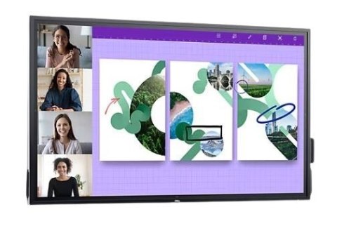 Monitor interaktywny P7524QT 75 cali dotykowy IPS LED 4K UHD (3840x2160)/16:9/DP/HDMI/VGA/RS232/USB/RJ45/Głośniki/3Y