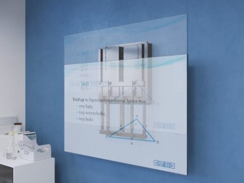 ELWM60 Uchwyt ścienny z regulacją wysokości do monitorów 55-86 cali VESA 100x100 - 600x400 60 kg