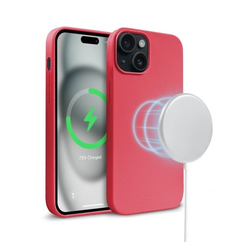 Etui Color Cover Magnetic - iPhone 15 Plus MagSafe Różowe