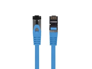 Patchcord kat.8.1 S/FTP LSZH CU 2m niebieski fluke passed