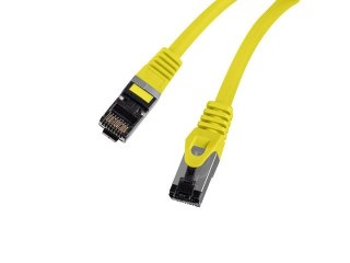 Patchcord kat.8.1 S/FTP LSZH CU 2m żółty fluke passed