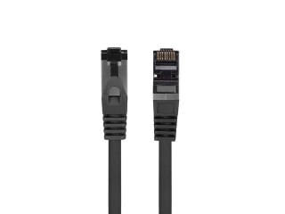 Patchcord kat.8.1 S/FTP LSZH CU 3m czarny fluke passed