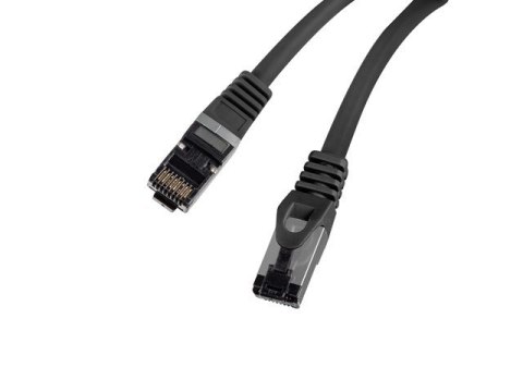 Patchcord kat.8.1 S/FTP LSZH CU 3m czarny fluke passed Patchcord kat.8.1 S/FTP LSZH CU 3m czarny fluke passed