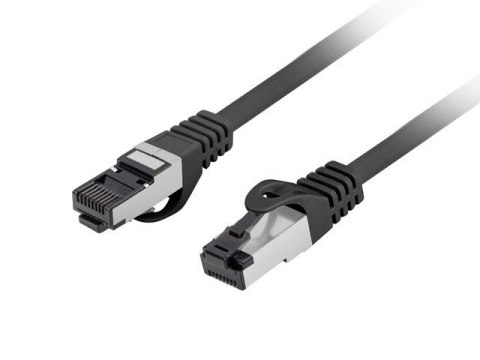 Patchcord kat.8.1 S/FTP LSZH CU 3m czarny fluke passed Patchcord kat.8.1 S/FTP LSZH CU 3m czarny fluke passed