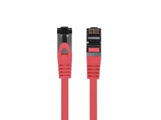 Patchcord kat.8.1 S/FTP LSZH CU 5m czerwony fluke passed