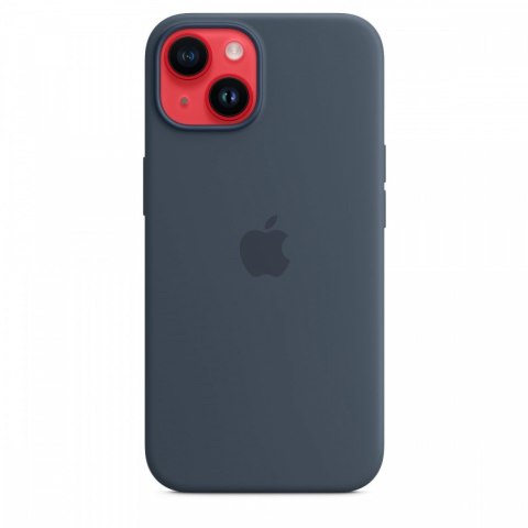 Etui silikonowe z MagSafe do iPhonea 14 - sztormowy błękit Etui silikonowe z MagSafe do iPhonea 14 - sztormowy błękit
