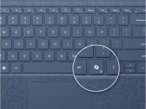 Klawiatura MS Surface Pro z cienkim piórem szafirowa Klawiatura MS Surface Pro z cienkim piórem szafirowa