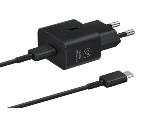 Ładowarka 25W Travel Adap EP-T2510 + kabel C Czarna