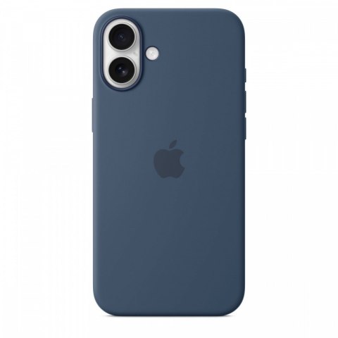 Etui silikonowe z MagSafe do iPhonea 16 Plus - denim Etui silikonowe z MagSafe do iPhonea 16 Plus - denim