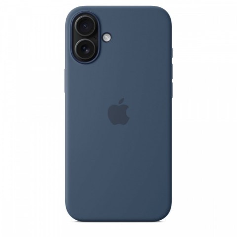 Etui silikonowe z MagSafe do iPhonea 16 Plus - denim Etui silikonowe z MagSafe do iPhonea 16 Plus - denim