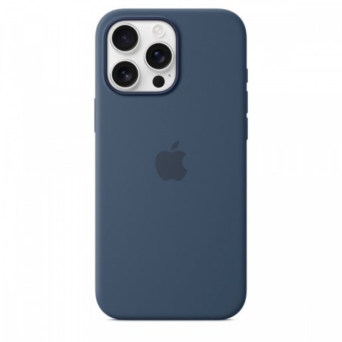 Etui silikonowe z MagSafe do iPhonea 16 Pro Max - denim Etui silikonowe z MagSafe do iPhonea 16 Pro Max - denim