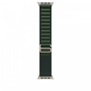 Opaska Alpine w kolorze ciemnozielonym do koperty 49 mm - rozmiar S - elementy z tytanu w kolorze naturalnym
