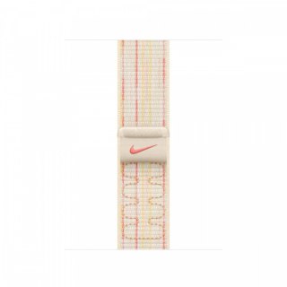 Opaska sportowa Nike w kolorze księżycowej poświaty/różowym do koperty 40 mm
