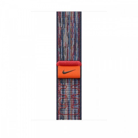 Opaska sportowa Nike w kolorze niebieskim/czerwonym do koperty 46 mm Opaska sportowa Nike w kolorze niebieskim/czerwonym do koperty 46 mm