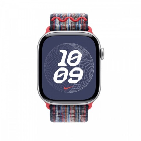 Opaska sportowa Nike w kolorze niebieskim/czerwonym do koperty 46 mm Opaska sportowa Nike w kolorze niebieskim/czerwonym do koperty 46 mm