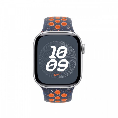 Pasek sportowy Nike w kolorze błękitnego płomienia do koperty 40 mm - rozmiar M/L