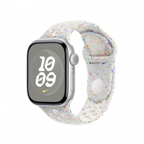 Pasek sportowy Nike w kolorze czystej platyny do koperty 40 mm - rozmiar M/L