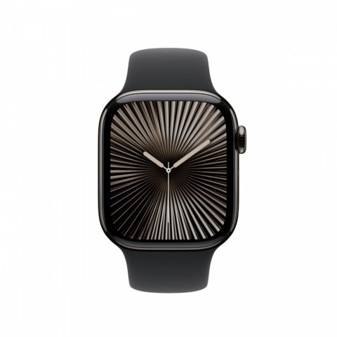 Pasek sportowy w kolorze czarnym do koperty 42 mm - rozmiar M/L