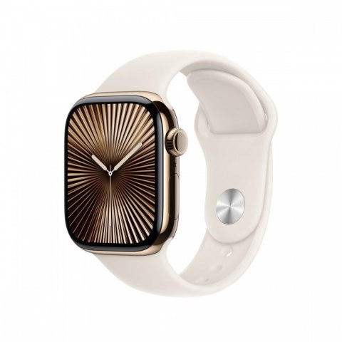 Pasek sportowy w kolorze księżycowej poświaty do koperty 42 mm - rozmiar M/L