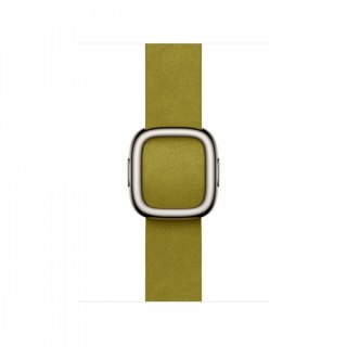 Pasek w kolorze zieleni Chartreuse z klamrą nowoczesną do koperty 42 mm - rozmiar M