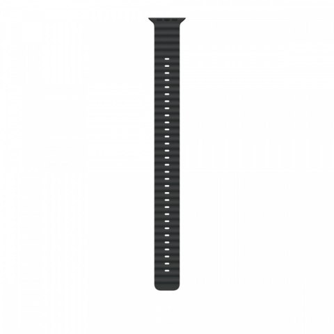 Przedłużka do paska Ocean w kolorze czarnym do koperty 49 mm - elementy z tytanu w kolorze naturalnym Przedłużka do paska Ocean w kolorze czarnym do koperty 49 mm - elementy z tytanu w kolorze naturalnym