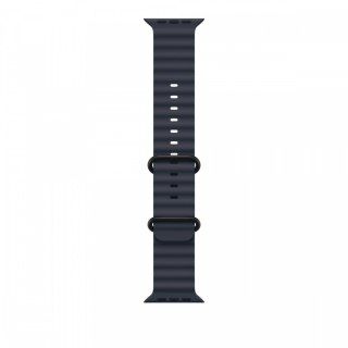 Pasek Ocean w kolorze granatu do koperty 49 mm elementy z tytanu w kolorze czarnym