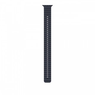 Przedłużka do paska Ocean w kolorze granatu do koperty 49 mm - elementy z tytanu w kolorze czarnym