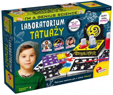 Zestaw naukowy Im A Genius Laboratorium tatuaży Zestaw naukowy Im A Genius Laboratorium tatuaży