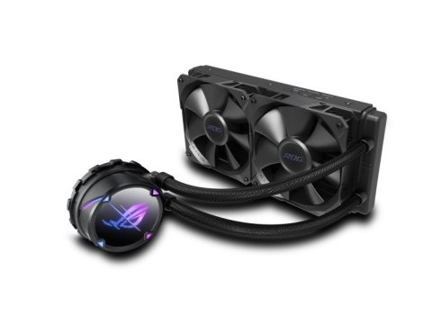 System chłodzenia ROG Strix LC II 240 LCD/2x120mm/AURA Sync/Czarny