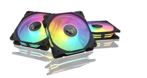 Wentylator TUF Gaming TR120 ARGB 3in1/LED/2000RPM/29dB Czarny Wentylator TUF Gaming TR120 ARGB 3in1/LED/2000RPM/29dB Czarny