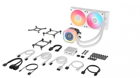 Chłodzenie CPU iCUE LINK TITAN 240 RX LCD AIO 240mm białe
