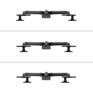 Uchwyt biurkowy podwójny na monitory DS65S-950BL2