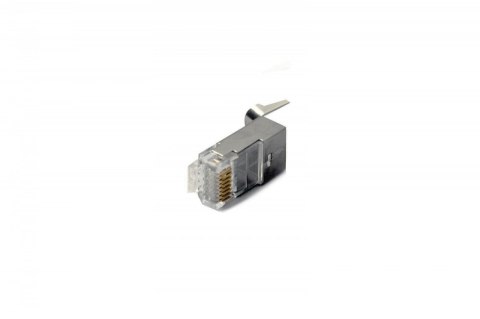 Wtyk RJ45 (8P8C) uniwersalny, kat.6A, ekranowany, AWG 24-22, opakowanie 100 szt. Wtyk RJ45 (8P8C) uniwersalny, kat.6A, ekranowany, AWG 24-22, opakowanie 100 szt.