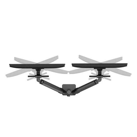 Uchwyt biurkowy podwójny na monitory DS65S-950BL2