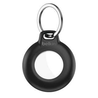 Breloczek do kluczy do Apple AirTag Secure Holder Keyring wodoodporny czarny